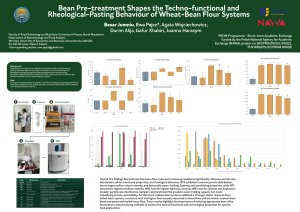 Bean Pre-treatment Shapes the Techno-functional and Rheological-Pasting Behaviour of Wheat-Bean Flour Systems.pdf